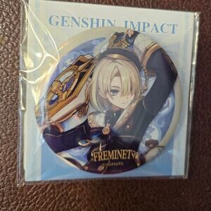 miHoYo Official Genshin Impact Fontaine Freminet Badge Tinplate Badge‎ Pin